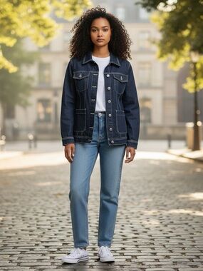 🌻 Live a Little Dark Wash Denim Jacket #547